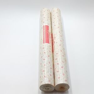 Vintage Norwall Signature Wallcovering Wallpaper Floral Vinyl 1 Bolt Pre Pasted